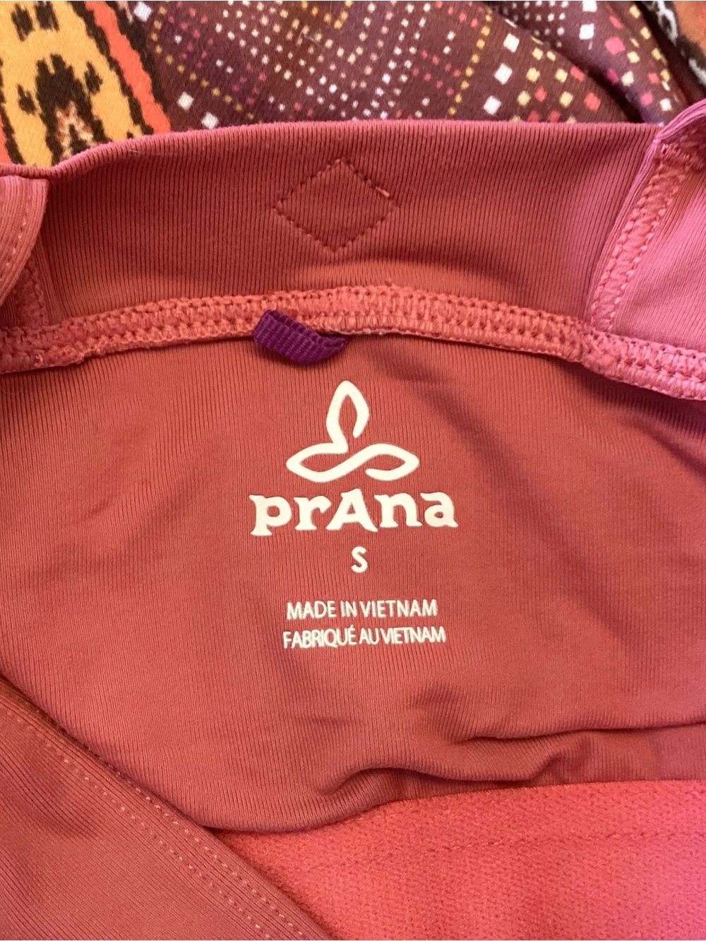 Prana Cantine Geometric and Ikat Print Activewear Dress - Raisin - S - Picture 9 of 9